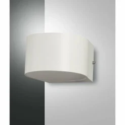 Luminaires Fabas Luce Applique murale d'extérieur Fabas Luce Lao LED Blanc, 1 lumière