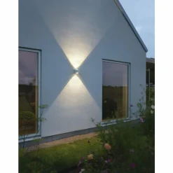 Luminaires Konstsmide Applique murale d'extérieur Konstsmide Bitonto LED Blanc, 2 lumières