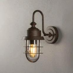 Luminaires Konstsmide Applique murale d'extérieur Konstsmide Cerignola Rouille, 1 lumière