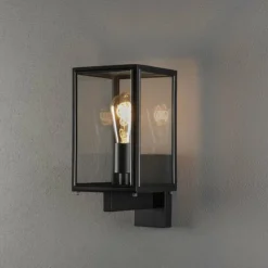 Luminaires Konstsmide Applique murale d'extérieur Konstsmide Carpi Noir, 1 lumière