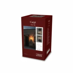 Luminaires Konstsmide Applique murale d'extérieur Konstsmide Carpi Noir, 1 lumière