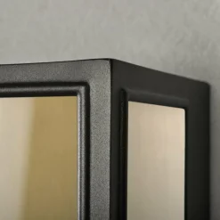 Luminaires Konstsmide Applique murale d'extérieur Konstsmide Carpi Laiton, Noir, 1 lumière