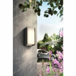 Luminaires Philips Applique murale d'extérieur set x 2 Philips Hue Turaco LED Anthracite, 1 lumière