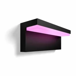 Luminaires Philips Applique murale d'extérieur Philips Hue Nyro LED Noir, 1 lumière, Changeur de couleurs