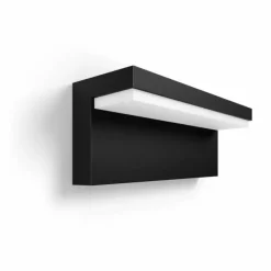 Luminaires Philips Applique murale d'extérieur Philips Hue Nyro LED Noir, 1 lumière, Changeur de couleurs
