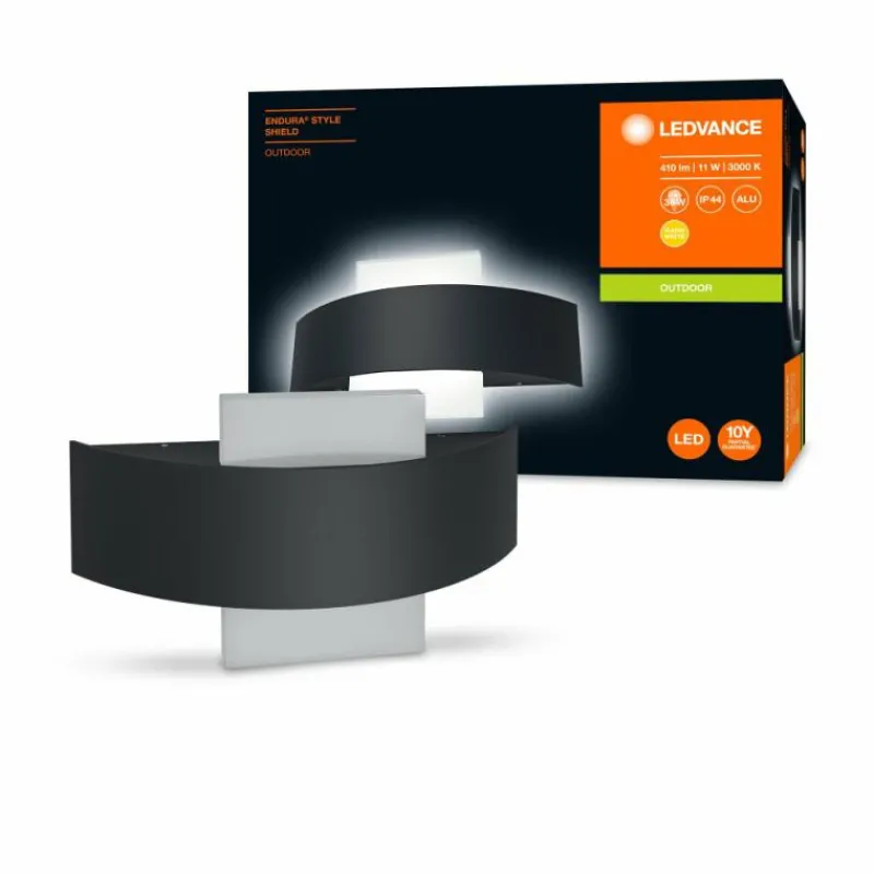 Luminaires Ledvance Applique murale d'extérieur LEDVANCE ENDURA® Gris, 1 lumière