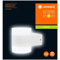 Luminaires Ledvance Applique murale d'extérieur LEDVANCE ENDURA® Blanc, 1 lumière