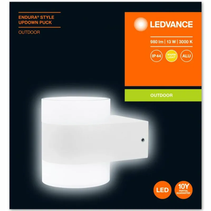 Luminaires Ledvance Applique murale d'extérieur LEDVANCE ENDURA® Blanc, 1 lumière