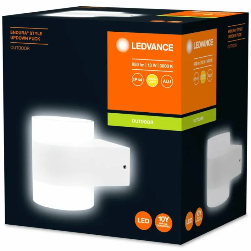 Luminaires Ledvance Applique murale d'extérieur LEDVANCE ENDURA® Blanc, 1 lumière