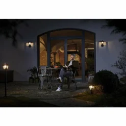 Lampes Dorées-Luminaires Ledvance Applique murale d'extérieur LEDVANCE ENDURA® Or, Noir, 1 lumière, Détecteur de mouvement