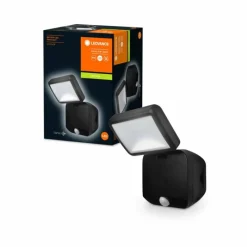 Luminaires Ledvance Applique murale d'extérieur LEDVANCE Battery Noir, 1 lumière, Détecteur de mouvement