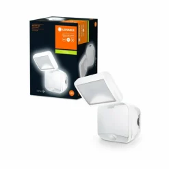 Luminaires Ledvance Applique murale d'extérieur LEDVANCE Battery Blanc, 1 lumière, Détecteur de mouvement