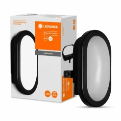 Luminaires Ledvance Applique murale d'extérieur LEDVANCE BULKHEAD Noir, 1 lumière