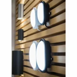 Luminaires Ledvance Applique murale d'extérieur LEDVANCE BULKHEAD Noir, 1 lumière