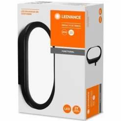 Luminaires Ledvance Applique murale d'extérieur LEDVANCE BULKHEAD Noir, 1 lumière