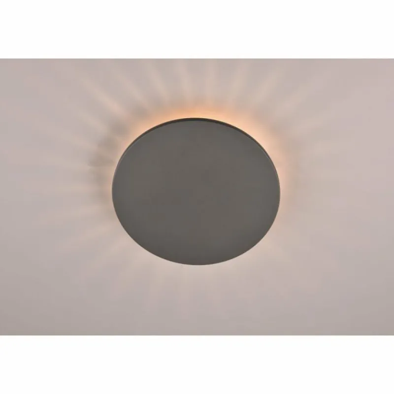 Luminaires Trio Applique murale d'extérieur Trio Belly LED Anthracite, 1 lumière