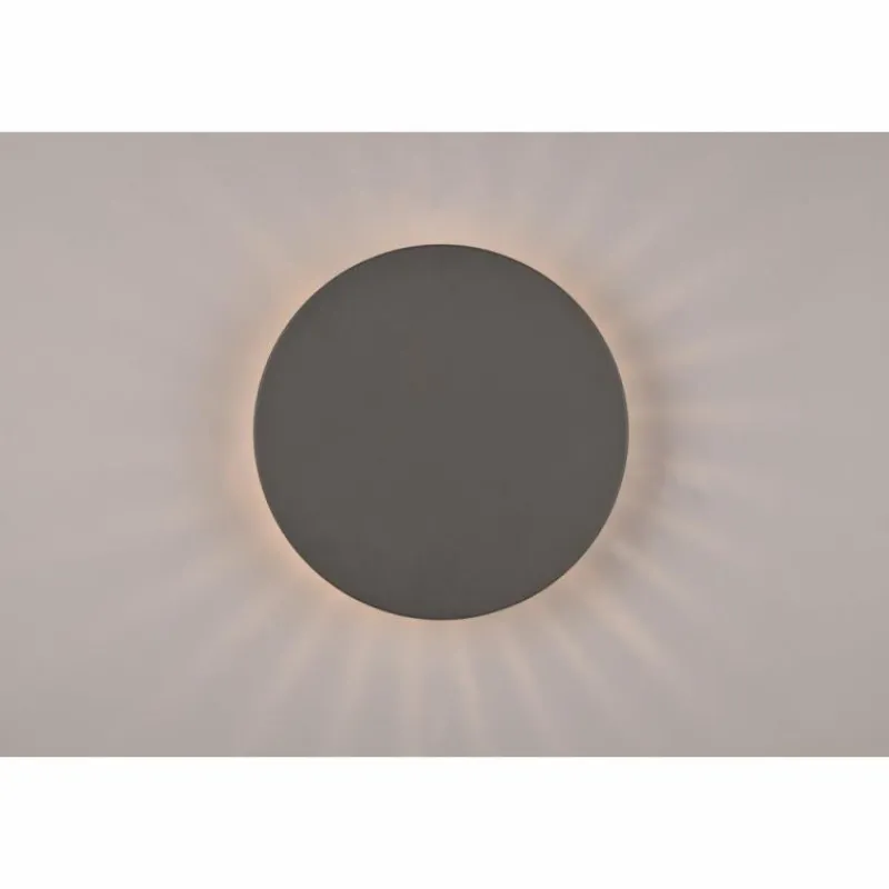 Luminaires Trio Applique murale d'extérieur Trio Belly LED Anthracite, 1 lumière