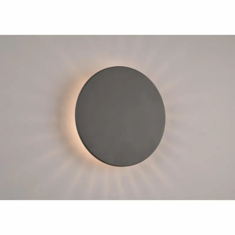 Luminaires Trio Applique murale d'extérieur Trio Belly LED Anthracite, 1 lumière