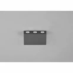 Luminaires Trio Applique murale d'extérieur Trio Clyde LED Anthracite, 2 lumières