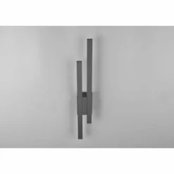 Luminaires Trio Applique murale d'extérieur Trio Tawa LED Anthracite, 2 lumières