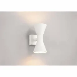 Luminaires Trio Applique murale d'extérieur Trio Ardas Blanc, 2 lumières