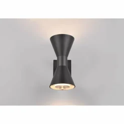Luminaires Trio Applique murale d'extérieur Trio Ardas Noir, 2 lumières