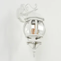 Luminaires Rustiques-hofstein Applique murale d'extérieur Lentua Blanc, 1 lumière