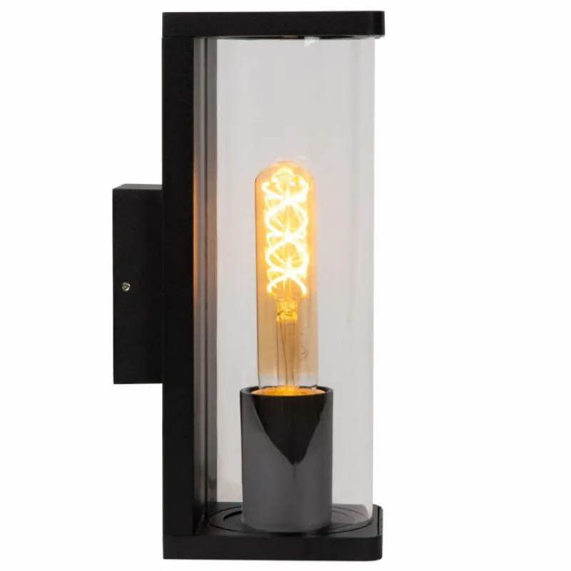 Luminaires Lucide Applique murale d'extérieur Lucide SLIGO Noir, 1 lumière