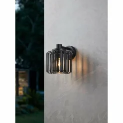 Luminaires Eglo Applique murale d'extérieur Eglo SELINUS Noir, 1 lumière