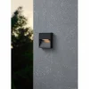Luminaires Eglo Applique murale d'extérieur Eglo MARUGGIO LED Noir, 1 lumière