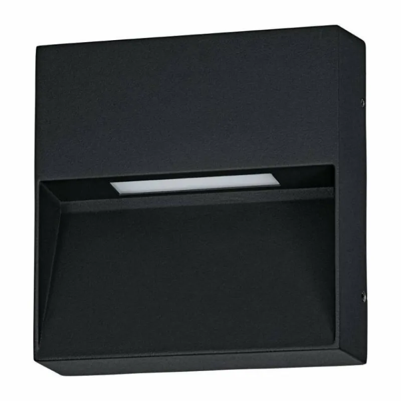 Luminaires Eglo Applique murale d'extérieur Eglo MARUGGIO LED Noir, 1 lumière