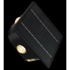 Luminaires Globo Lighting Applique murale d'extérieur Globo SOLAR LED Noir, 1 lumière