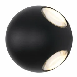 Luminaires Globo Lighting Applique murale d'extérieur Globo SLICE LED Noir, 1 lumière