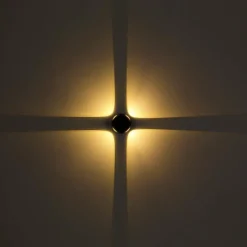 Luminaires Globo Lighting Applique murale d'extérieur Globo SLICE LED Noir, 1 lumière