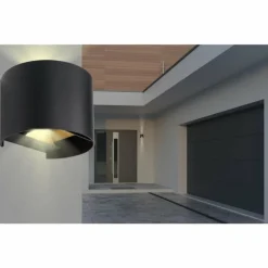 Luminaires Globo Lighting Applique murale d'extérieur Globo VERONIKA LED Noir, 1 lumière