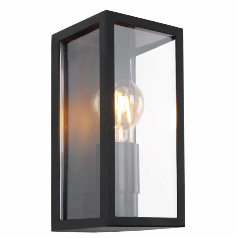 Luminaires Globo Lighting Applique murale d'extérieur Globo GUNDULA Noir, 1 lumière