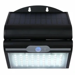 Luminaires Globo Lighting Applique murale d'extérieur Globo SOLAR LED Gris, Noir, 1 lumière, Détecteur de mouvement