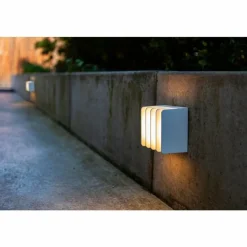 Luminaires Lutec Applique murale d'extérieur Lutec Gridy LED Blanc, 1 lumière