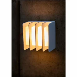 Luminaires Lutec Applique murale d'extérieur Lutec Gridy LED Blanc, 1 lumière