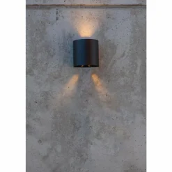 Luminaires Lutec Applique murale d'extérieur Lutec Beams LED Noir, 1 lumière