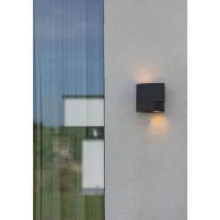 Luminaires Lutec Applique murale d'extérieur Lutec Marbo Anthracite, 2 lumières