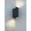 Luminaires Lutec Applique murale d'extérieur Lutec Cypres Anthracite, 2 lumières