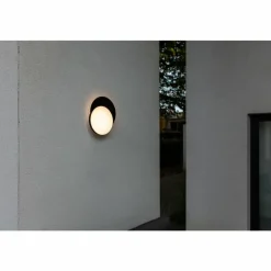 Luminaires Lutec Applique murale d'extérieur Lutec Goleta LED Noir, 1 lumière