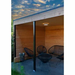 Luminaires Lutec Applique murale d'extérieur Lutec Goleta LED Noir, 1 lumière