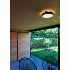 Luminaires Lutec Applique murale d'extérieur Lutec Goleta LED Noir, 1 lumière