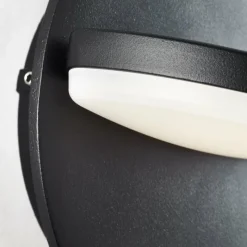 Luminaires Brilliant Applique murale d'extérieur Brilliant Soare LED Noir, 1 lumière