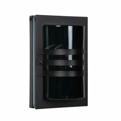 Luminaires Lucide Applique murale d'extérieur Lucide PRIVAS Noir, 1 lumière