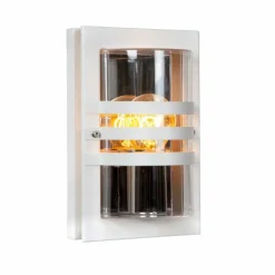 Luminaires Lucide Applique murale d'extérieur Lucide PRIVAS Blanc, 1 lumière