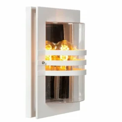 Luminaires Lucide Applique murale d'extérieur Lucide PRIVAS Blanc, 1 lumière