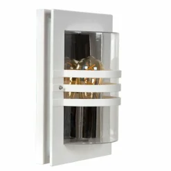Luminaires Lucide Applique murale d'extérieur Lucide PRIVAS Blanc, 1 lumière